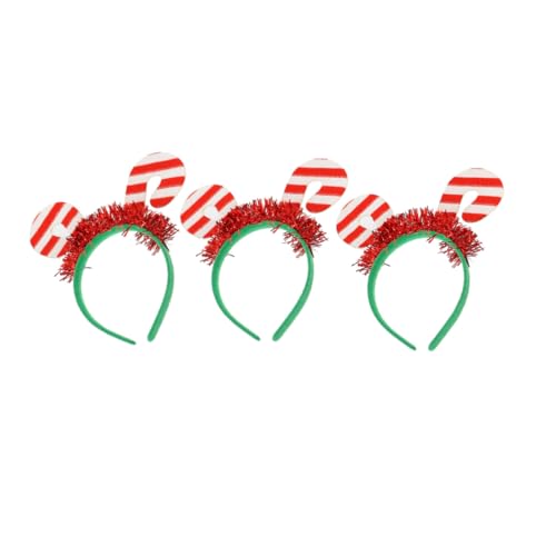 HAMPPLIES 3 Stück Teiliges Haarband Weihnachten Niedliche Kopfzierde mit Roter und Weißem Krückendesign Langlebiges Komfortables Haaraccessoire für Party und Festliche Anlässe HAMPPLIES 3 Stück Teiliges Haarband Weihnachten Niedliche Kopfzierde mit Roter und Weißem Krückendesign Langlebiges Komfortables Haaraccessoire für Party und Festliche Anlässe von HAMPPLIES