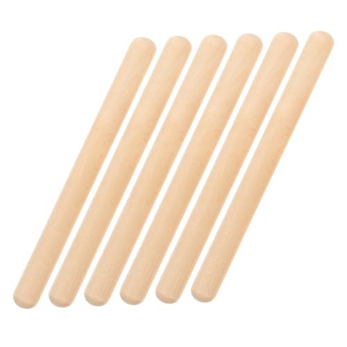 HAMPPLIES 6 Stück Teiliges aus Ahornholz Rhythmussticks für Kleinkinder Pädagogisches Musikspielzeug Rhythmusgefühl für Spielerisches Lernen und Gruppenaktivitäten HAMPPLIES 6 Stück Teiliges aus Ahornholz Rhythmussticks für Kleinkinder Pädagogisches Musikspielzeug Rhythmusgefühl für Spielerisches Lernen und Gruppenaktivitäten von HAMPPLIES
