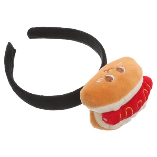HAMPPLIES Cartoon Hot Dog Kopfband aus Langlebiges Halloween Cosplay Zubehör Witzige Karneval Kopfbedeckung für Erwachsene Einzigartiges Party Stirnband mit Auffälligem Design HAMPPLIES Cartoon Hot Dog Kopfband aus Langlebiges Halloween Cosplay Zubehör Witzige Karneval Kopfbedeckung für Erwachsene Einzigartiges Party Stirnband mit Auffälligem Design von HAMPPLIES