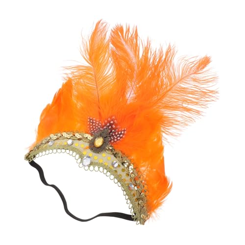 HAMPPLIES Federkopfstück Stirnband Haarschmuck Leicht Modisch für Karneval Party Fotografie Damen und Mädchen HAMPPLIES Federkopfstück Stirnband Haarschmuck Leicht Modisch für Karneval Party Fotografie Damen und Mädchen von HAMPPLIES