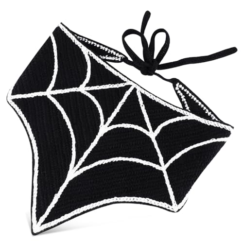 HAMPPLIES Halloween Damen Dreieckstuch mit Spinnennetz Verstellbarer Bindung Vielseitiges Haarbandana für Erwachsene Dekoratives Kopftuch für Halloween Party und Kostümzubehör HAMPPLIES Halloween Damen Dreieckstuch mit Spinnennetz Verstellbarer Bindung Vielseitiges Haarbandana für Erwachsene Dekoratives Kopftuch für Halloween Party und Kostümzubehör von HAMPPLIES