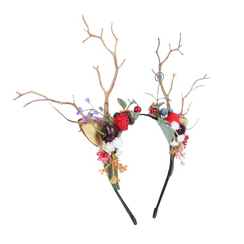 HAMPPLIES Halloween Haarreif Geweih mit Künstlichen Beeren und Robustes Cosplay Haarschmuck für Damen für Halloween Party Karneval Bühnenauftritt und Maskerade HAMPPLIES Halloween Haarreif Geweih mit Künstlichen Beeren und Robustes Cosplay Haarschmuck für Damen für Halloween Party Karneval Bühnenauftritt und Maskerade von HAMPPLIES