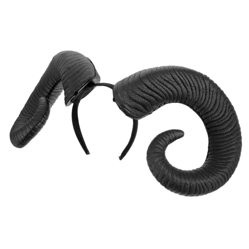 HAMPPLIES Halloween Stirnband mit Schwarzen Teufelshörnern Kostümzubehör für Party Festival Cosplay Sicherer Bequemer Haarschmuck für Damen und Mädchen HAMPPLIES Halloween Stirnband mit Schwarzen Teufelshörnern Kostümzubehör für Party Festival Cosplay Sicherer Bequemer Haarschmuck für Damen und Mädchen von HAMPPLIES