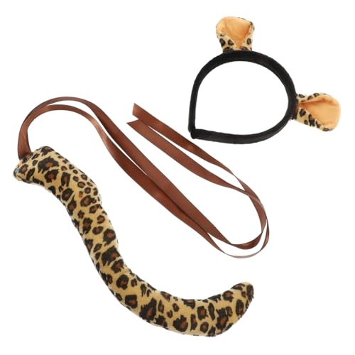 HAMPPLIES Leopardenohren Stirnband und Cosplay Tierkostüm Weiches Stoffmaterial Sichere Clipbefestigung Niedriges Verformungsrisiko Für Karneval und Mottoparty HAMPPLIES Leopardenohren Stirnband und Cosplay Tierkostüm Weiches Stoffmaterial Sichere Clipbefestigung Niedriges Verformungsrisiko Für Karneval und Mottoparty von HAMPPLIES