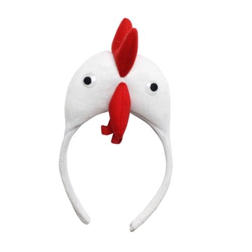 HAMPPLIES Lustiges Huhn Haarband aus Verstellbar Cartoon Hahn Kopfschmuck für Karneval Party Kostüm Geeignet für Damen und Herren als Festliche Tierkostüm Accessoires HAMPPLIES Lustiges Huhn Haarband aus Verstellbar Cartoon Hahn Kopfschmuck für Karneval Party Kostüm Geeignet für Damen und Herren als Festliche Tierkostüm Accessoires von HAMPPLIES