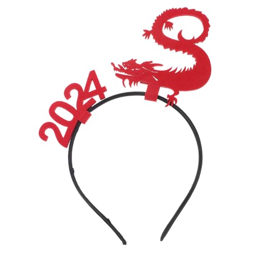 HAMPPLIES Neujahrs-stirnband Jahr Des Drachen Haarschmuck Party Kopfbedeckung für Erwachsene Modisch Bequemer Haarreif als Fotorequisite und Geschenk HAMPPLIES Neujahrs-stirnband Jahr Des Drachen Haarschmuck Party Kopfbedeckung für Erwachsene Modisch Bequemer Haarreif als Fotorequisite und Geschenk von HAMPPLIES