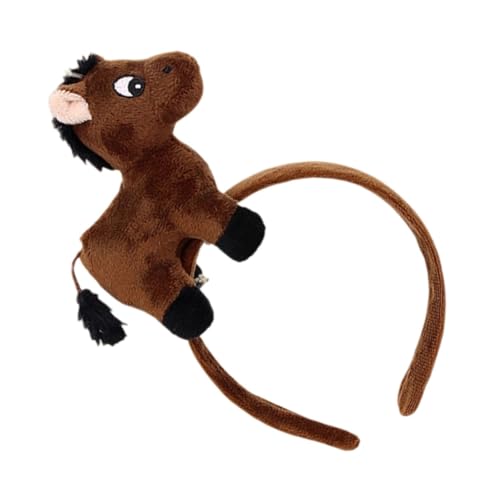 HAMPPLIES Plüsch Pferde Haarreif Neujahrs Accessoire Bequemes Hautfreundliches Stirnband für Erwachsene und Vielseitig für Party Cosplay Make Up und Gesichtspflege Geeignet HAMPPLIES Plüsch Pferde Haarreif Neujahrs Accessoire Bequemes Hautfreundliches Stirnband für Erwachsene und Vielseitig für Party Cosplay Make Up und Gesichtspflege Geeignet von HAMPPLIES