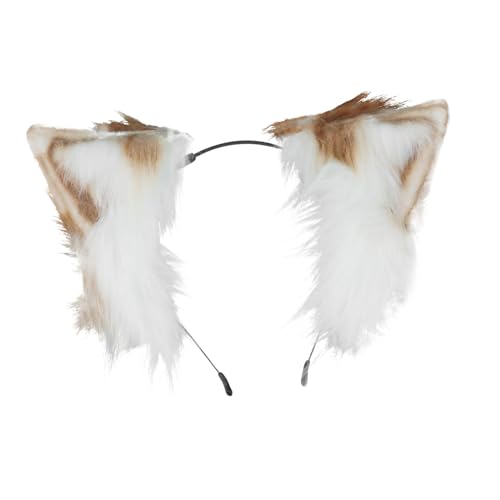 HAMPPLIES Plüschiges Tierohren Haarband Cosplay Kopfband Verstellbar Dekoratives Festival Haaraccessoire für Damen und Herren Geeignet für Party Foto Requisite und Kostümzubehör HAMPPLIES Plüschiges Tierohren Haarband Cosplay Kopfband Verstellbar Dekoratives Festival Haaraccessoire für Damen und Herren Geeignet für Party Foto Requisite und Kostümzubehör von HAMPPLIES