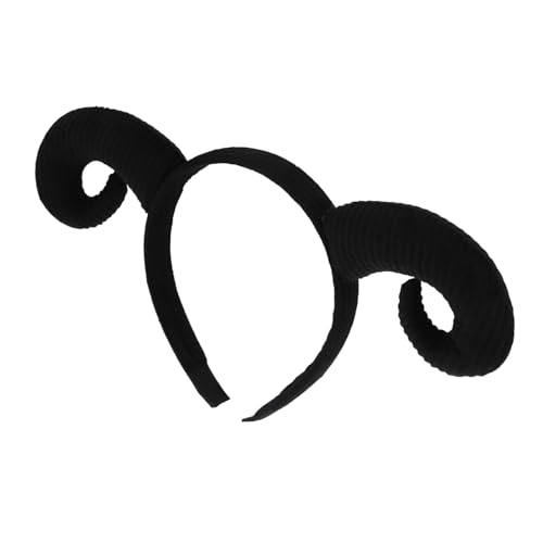 HAMPPLIES Sheep Horn Haarreif Süßes Party Stirnband Karneval Halloween Kostüm Accessoire Für Damen Und Jugendliche HAMPPLIES Sheep Horn Haarreif Süßes Party Stirnband Karneval Halloween Kostüm Accessoire Für Damen Und Jugendliche von HAMPPLIES
