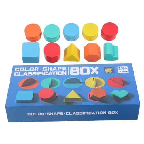 HANABASS 1 Schachtel Holz Lernspielzeug Farb Formsortier Spiel für Kleinkinder Montessori Motorik Hand SEH Koordination Frühförderung Gedächtnisspiel HANABASS 1 Schachtel Holz Lernspielzeug Farb Formsortier Spiel für Kleinkinder Montessori Motorik Hand SEH Koordination Frühförderung Gedächtnisspiel von HANABASS
