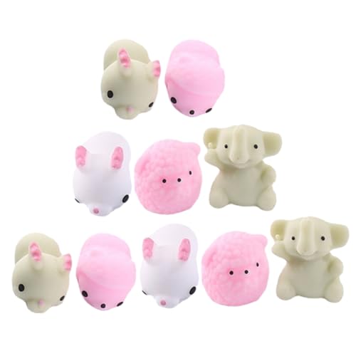 HANABASS 10 Stück Teiliges Niedliche Tier Squeeze spielzeuge aus Hochwertigem Kunststoff Stressabbauendes Waschbares Dekompressionsspielzeug für Hand Fingerübungen für Partyspaß HANABASS 10 Stück Teiliges Niedliche Tier Squeeze spielzeuge aus Hochwertigem Kunststoff Stressabbauendes Waschbares Dekompressionsspielzeug für Hand Fingerübungen für Partyspaß von HANABASS