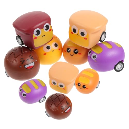 HANABASS 10 Stück Teiliges Spielzeugauto Pull Back Funktion Friktionsantrieb Niedliche Brotform Fahrzeug für Mädchen Lernspielzeug ohne Batterie Langlebig und Farbenfroh HANABASS 10 Stück Teiliges Spielzeugauto Pull Back Funktion Friktionsantrieb Niedliche Brotform Fahrzeug für Mädchen Lernspielzeug ohne Batterie Langlebig und Farbenfroh von HANABASS