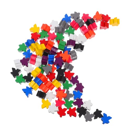 HANABASS 100 Stück Bunte Holz-meeples Spielsteine Handgeschnitzte Kleine Figuren als Vielseitige Ersatz-schachfiguren und Spielmarken für Familien Klassenzimmer und Sortieraktivitäten HANABASS 100 Stück Bunte Holz-meeples Spielsteine Handgeschnitzte Kleine Figuren als Vielseitige Ersatz-schachfiguren und Spielmarken für Familien Klassenzimmer und Sortieraktivitäten von HANABASS