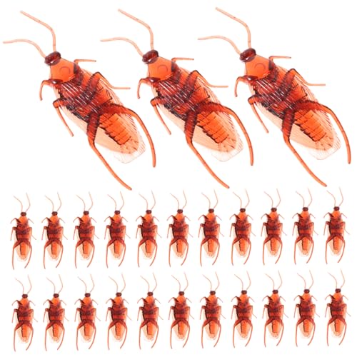 HANABASS 100 Stück Realistische Fake Kakerlaken Kunststoff Halloween Trickspielzeug Stabile Party Deko Simulation Scherzartikel für Gruselige Streiche HANABASS 100 Stück Realistische Fake Kakerlaken Kunststoff Halloween Trickspielzeug Stabile Party Deko Simulation Scherzartikel für Gruselige Streiche von HANABASS