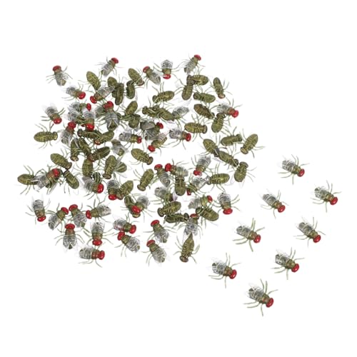 HANABASS 100 Stück Realistische Halloween Fliegen aus Robustem Kunststoff Gruselige Deko für Halloween und Leichte Kompakte Insekten Spielzeuge für Spukhaus und Scherzartikel HANABASS 100 Stück Realistische Halloween Fliegen aus Robustem Kunststoff Gruselige Deko für Halloween und Leichte Kompakte Insekten Spielzeuge für Spukhaus und Scherzartikel von HANABASS