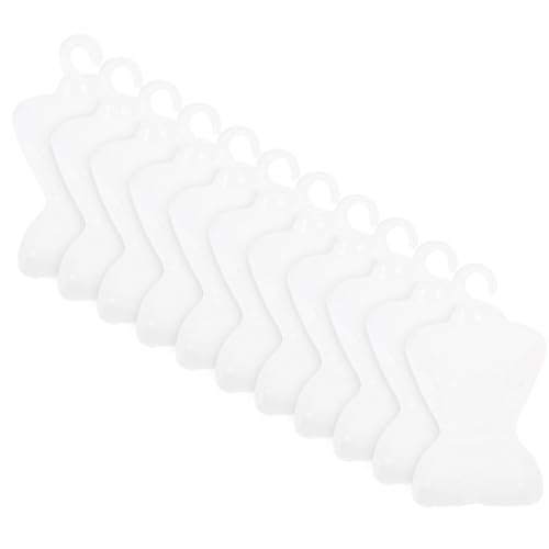 HANABASS 100 Stück Teiliges Miniatur Puppenkleiderbügel Kleine Kunststoff Kleiderbügel für Puppenhaus Sicherer und Glatter Mini Kleiderständer für Puppenkleider zum Dekorieren und HANABASS 100 Stück Teiliges Miniatur Puppenkleiderbügel Kleine Kunststoff Kleiderbügel für Puppenhaus Sicherer und Glatter Mini Kleiderständer für Puppenkleider zum Dekorieren und von HANABASS