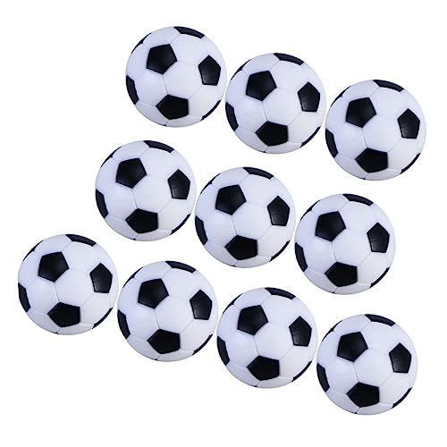 HANABASS 10st Tischfußball Mini-schwarz-weiß-fußball Fußball Ball Schaumstoff-fußball Fußball Aus Schaumstoff Tischfussball Mini-ersatzfußbälle von HANABASS