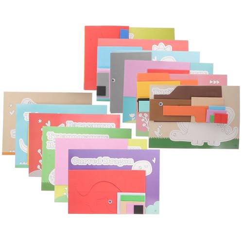 HANABASS 12 Stück Teiliges Dinosaurier Puzzle Sticker aus Eva Buntes DIY Tierpuzzle für Sicher mit Abgerundeten Kanten Fördert Feinmotorik und Kreatives Basteln Lernspielzeug für Jungen HANABASS 12 Stück Teiliges Dinosaurier Puzzle Sticker aus Eva Buntes DIY Tierpuzzle für Sicher mit Abgerundeten Kanten Fördert Feinmotorik und Kreatives Basteln Lernspielzeug für Jungen von HANABASS