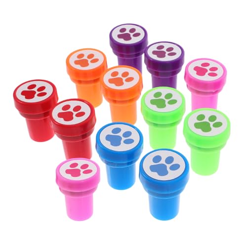 HANABASS 12 Stück Teiliges Kinderfreundlicher Kunststoff Stempel mit Süßem Hundepfoten Vielseitig für Scrapbooking Journale Kreative DIY Projekte und Geburtstagskarten Fördert Spielerisch HANABASS 12 Stück Teiliges Kinderfreundlicher Kunststoff Stempel mit Süßem Hundepfoten Vielseitig für Scrapbooking Journale Kreative DIY Projekte und Geburtstagskarten Fördert Spielerisch von HANABASS