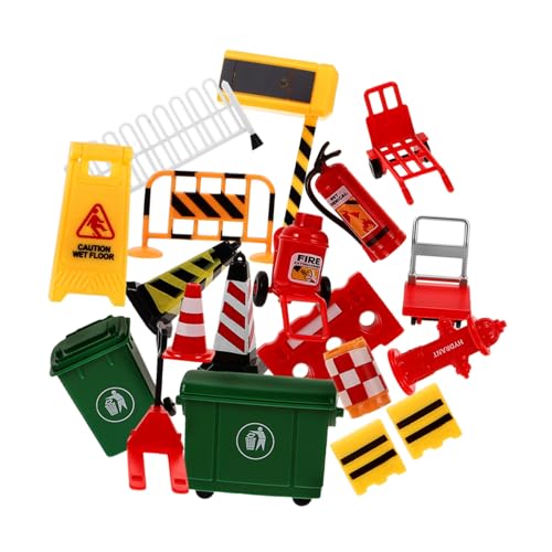 HANABASS 19 Stück Teiliges Miniatur verkehrszeichen Robustem Material Kindgerechte Mini verkehrsbarrieren Leichtes Lernspielzeug für Fördert Kreativität und Eltern Junge Mädchen HANABASS 19 Stück Teiliges Miniatur verkehrszeichen Robustem Material Kindgerechte Mini verkehrsbarrieren Leichtes Lernspielzeug für Fördert Kreativität und Eltern Junge Mädchen von HANABASS