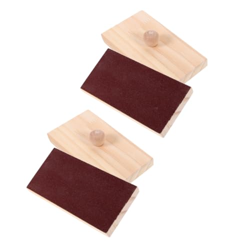 HANABASS 2 Paare Montessori Percussion Instrument aus Robustem Holz mit Sandblock Soundboard Rhythmisches Lernspielzeug zur Frühen Musikalischen und Sensorischen Entwicklung HANABASS 2 Paare Montessori Percussion Instrument aus Robustem Holz mit Sandblock Soundboard Rhythmisches Lernspielzeug zur Frühen Musikalischen und Sensorischen Entwicklung von HANABASS