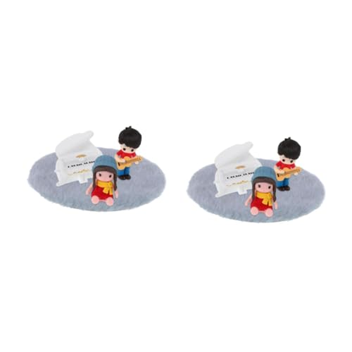 HANABASS 2 Sätze Kreative Miniatur Musikszene Teiliges Weiße Klavier und Gitarrenmodelle aus Harz Kleine Musikinstrument Ornamente für Puppenhaus Desktop Dekoration für Zuhause und Büro HANABASS 2 Sätze Kreative Miniatur Musikszene Teiliges Weiße Klavier und Gitarrenmodelle aus Harz Kleine Musikinstrument Ornamente für Puppenhaus Desktop Dekoration für Zuhause und Büro von HANABASS