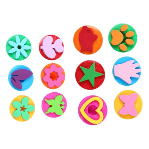 HANABASS 2 Satz DIY Graffiti Stempel Zeichentools Lustige Tinteneffekte Kunststoff Eva Material Bunte Muster für Malspaß und Kreative Jungen Mädchen Zufällige Farbe Zufällige Farbe HANABASS 2 Satz DIY Graffiti Stempel Zeichentools Lustige Tinteneffekte Kunststoff Eva Material Bunte Muster für Malspaß und Kreative Jungen Mädchen Zufällige Farbe Zufällige Farbe von HANABASS