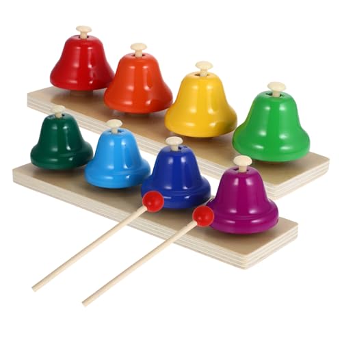 HANABASS 2 Satz Holzklangspielzeug Musikinstrumente Handshake Glocke Montessori Percussion Instrumente Fördern Feinmotorik und Gehörentwicklung HANABASS 2 Satz Holzklangspielzeug Musikinstrumente Handshake Glocke Montessori Percussion Instrumente Fördern Feinmotorik und Gehörentwicklung von HANABASS