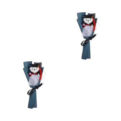 HANABASS 2 Stück Graduation Bear Bouquet Plüschspielzeug mit Abschlussoutfit Charmantes für Kindergarten College Langlebige Deko und Fotorequisite für Bestandene Prüfung Abschlussfeier HANABASS 2 Stück Graduation Bear Bouquet Plüschspielzeug mit Abschlussoutfit Charmantes für Kindergarten College Langlebige Deko und Fotorequisite für Bestandene Prüfung Abschlussfeier von HANABASS