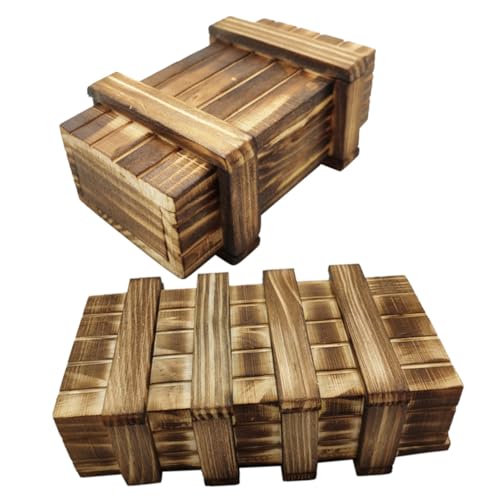 HANABASS 2 Stück Holz Teiliges Schwierige Box Lernspielzeug für Gehirntraining Montessori Logischem und Hand Auge Koordination HANABASS 2 Stück Holz Teiliges Schwierige Box Lernspielzeug für Gehirntraining Montessori Logischem und Hand Auge Koordination von HANABASS