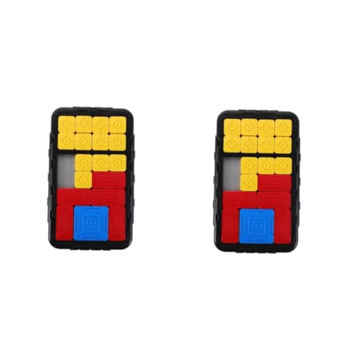 HANABASS 2 Stück Intelligentes Schiebepuzzle für Erwachsene Logisches Denkspiel Gedächtnis und Räumlichem Edukatives Lernspiel mit Elegantem Design als Gehirntrainer und Knobelspiel HANABASS 2 Stück Intelligentes Schiebepuzzle für Erwachsene Logisches Denkspiel Gedächtnis und Räumlichem Edukatives Lernspiel mit Elegantem Design als Gehirntrainer und Knobelspiel von HANABASS