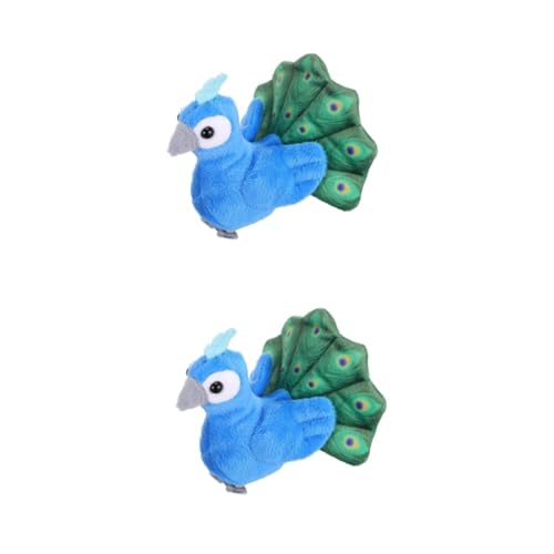 HANABASS 2 Stück Mini Pfau Fingerpuppe Kuscheltier Handpuppe für Interaktives Storytelling Handgefertigt Robust Niedliches Mini Vogel Design für Rollenspiele und Sammlungen HANABASS 2 Stück Mini Pfau Fingerpuppe Kuscheltier Handpuppe für Interaktives Storytelling Handgefertigt Robust Niedliches Mini Vogel Design für Rollenspiele und Sammlungen von HANABASS