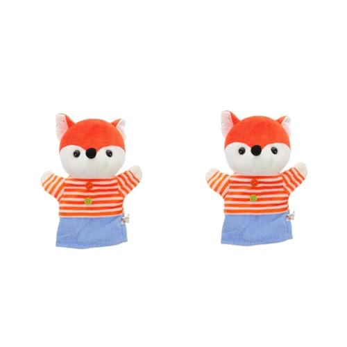 HANABASS 2 Stück Plüsch Handpuppe Fuchs Kuscheltier für Interaktive Handpuppe zum Geschichtenerzählen Fördert Fantasie und Eltern Junge Mädchen Interaktion Dekoratives Stofftier für HANABASS 2 Stück Plüsch Handpuppe Fuchs Kuscheltier für Interaktive Handpuppe zum Geschichtenerzählen Fördert Fantasie und Eltern Junge Mädchen Interaktion Dekoratives Stofftier für von HANABASS