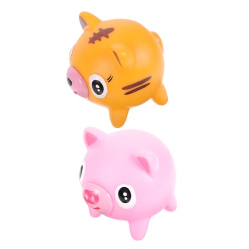 HANABASS 2 Stück Stressabbau Tier quetschspielzeug mit Lustigem Anhängsel Tragbare Waschbare Spielzeuge Niedliche Schwein Tigerfiguren für Partygeschenke HANABASS 2 Stück Stressabbau Tier quetschspielzeug mit Lustigem Anhängsel Tragbare Waschbare Spielzeuge Niedliche Schwein Tigerfiguren für Partygeschenke von HANABASS