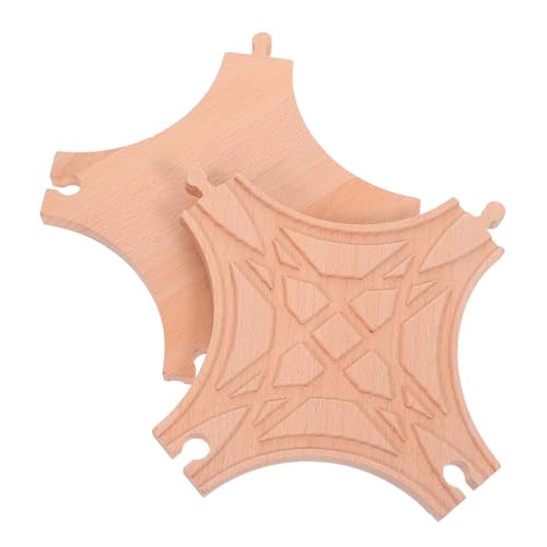 HANABASS 2 Stück Teiliges Holzschienen- Mehrwegiger Weichenverbinder Stabile Erweiterung für Holzeisenbahn Spielzeugzug Kompatibel mit Verschiedenen Marken Fördert Kreative Kinderbahnspiele HANABASS 2 Stück Teiliges Holzschienen- Mehrwegiger Weichenverbinder Stabile Erweiterung für Holzeisenbahn Spielzeugzug Kompatibel mit Verschiedenen Marken Fördert Kreative Kinderbahnspiele von HANABASS