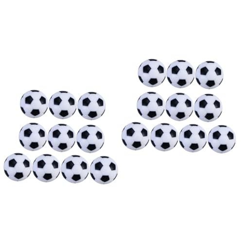 HANABASS 20 STK Mini-ersatzfußbälle Schaumstoff-fußball Tischfußballbälle Tischfußball Kicker Ersatz Fußball Ball Tischfussball Mini-schwarz-weiß-fußball Fußball Aus Schaumstoff von HANABASS