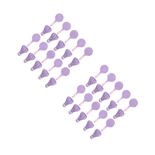 HANABASS 20 Sätze Teiliges Badminton für Puppenhaus Miniatur Badmintonschläger und Federbälle Robustes Spielzeugzubehör für Einfache Montage Dekorative Accessoires für Puppen und Kleine HANABASS 20 Sätze Teiliges Badminton für Puppenhaus Miniatur Badmintonschläger und Federbälle Robustes Spielzeugzubehör für Einfache Montage Dekorative Accessoires für Puppen und Kleine von HANABASS