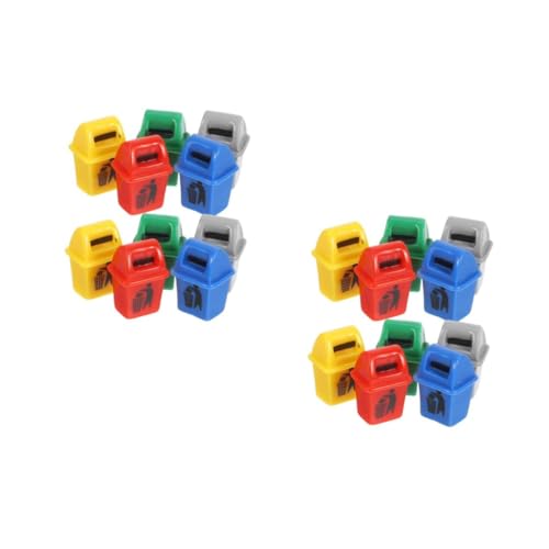 HANABASS 20 Stck. Teiliges Miniatur Mülleimer aus Resin Realistische Mülltonnen für Puppenhaus und Mikrolandschaft Detaillierte Abfallbehälter in Farben Fördert Umweltschutz und HANABASS 20 Stck. Teiliges Miniatur Mülleimer aus Resin Realistische Mülltonnen für Puppenhaus und Mikrolandschaft Detaillierte Abfallbehälter in Farben Fördert Umweltschutz und von HANABASS