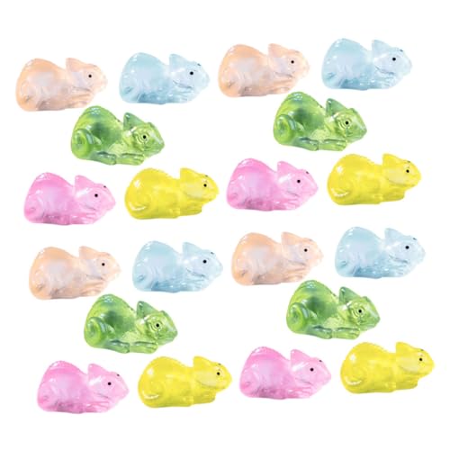 HANABASS 20 Stück Teiliges Miniatur Eidechsen aus Harz Leuchtende Mini Eidechsen Figuren für Micro Landschaft Langlebige Resin Dekoration für Bonsai Garten und Puppenhaus Realistisch und HANABASS 20 Stück Teiliges Miniatur Eidechsen aus Harz Leuchtende Mini Eidechsen Figuren für Micro Landschaft Langlebige Resin Dekoration für Bonsai Garten und Puppenhaus Realistisch und von HANABASS