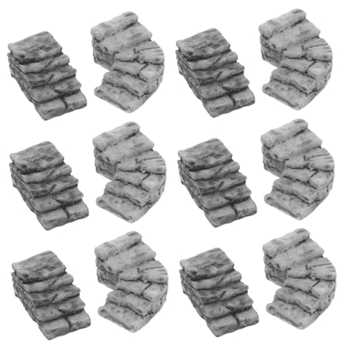 HANABASS 20 Stück Teiliges Miniatur Steintreppen Gerade und Gebogen Resin Treppen Ornament Realistische Puppenhaus Treppen Miniatur Deko Vielseitig für Feengarten Bonsai Landschaft DIY HANABASS 20 Stück Teiliges Miniatur Steintreppen Gerade und Gebogen Resin Treppen Ornament Realistische Puppenhaus Treppen Miniatur Deko Vielseitig für Feengarten Bonsai Landschaft DIY von HANABASS