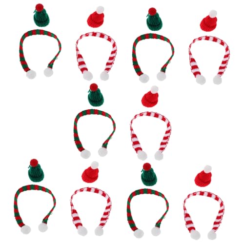 HANABASS 20 Stück Teiliges Set Mini Weihnachtsmützen und Schals Elastische DIY Puppenhaus und Flaschen Deko Langlebig Kompakt Vielseitig für Tisch und Weihnachtsbaumdekoration HANABASS 20 Stück Teiliges Set Mini Weihnachtsmützen und Schals Elastische DIY Puppenhaus und Flaschen Deko Langlebig Kompakt Vielseitig für Tisch und Weihnachtsbaumdekoration von HANABASS