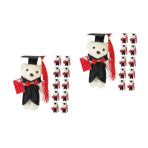 HANABASS 24 Stck. Teiliges Graduation Bear Kuscheltier Dekorationsbär in Natürlichen Farben Robustes Leichtes Abschlussgeschenk für Zuhause und Garten Vielseitig für Festliche HANABASS 24 Stck. Teiliges Graduation Bear Kuscheltier Dekorationsbär in Natürlichen Farben Robustes Leichtes Abschlussgeschenk für Zuhause und Garten Vielseitig für Festliche von HANABASS
