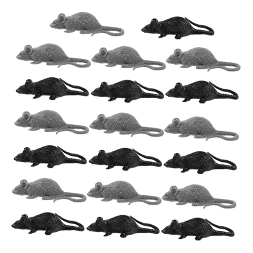 HANABASS 24stücke Streichmaus-Spielzeug Realistische Rattenimitationen Für Halloween Party Dekoration Gruseliges Halloween Prop Witze Spielzeug HANABASS 24stücke Streichmaus-Spielzeug Realistische Rattenimitationen Für Halloween Party Dekoration Gruseliges Halloween Prop Witze Spielzeug von HANABASS