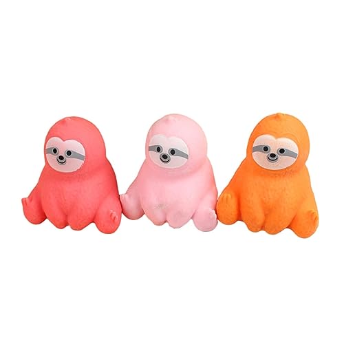 HANABASS 3 STÜCKE Teiliges Faultier quetschspielzeug Dehnbares Stressabbau und Erwachsene Lustige Faultierform für Effektive Beruhigung und Druckentlastung Farblich Zufällige Farbe HANABASS 3 STÜCKE Teiliges Faultier quetschspielzeug Dehnbares Stressabbau und Erwachsene Lustige Faultierform für Effektive Beruhigung und Druckentlastung Farblich Zufällige Farbe von HANABASS