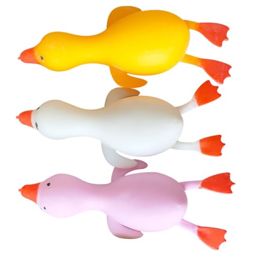 HANABASS 3 Stück Teiliges Dekompressionsspielzeug Entspannungsfigur Weiß Gelb Rosa Weiches TPR Material Kreatives Sensorikspielzeug für Angst und Partygeschenk HANABASS 3 Stück Teiliges Dekompressionsspielzeug Entspannungsfigur Weiß Gelb Rosa Weiches TPR Material Kreatives Sensorikspielzeug für Angst und Partygeschenk von HANABASS