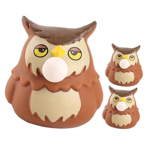 HANABASS 3 Stück Teiliges Niedliche Eulen quetschfiguren Elastische Stressspielzeuge für Erwachsene und Lustige Antistress Fidget Toys als Partygeschenke und Entspannende Dekompression HANABASS 3 Stück Teiliges Niedliche Eulen quetschfiguren Elastische Stressspielzeuge für Erwachsene und Lustige Antistress Fidget Toys als Partygeschenke und Entspannende Dekompression von HANABASS