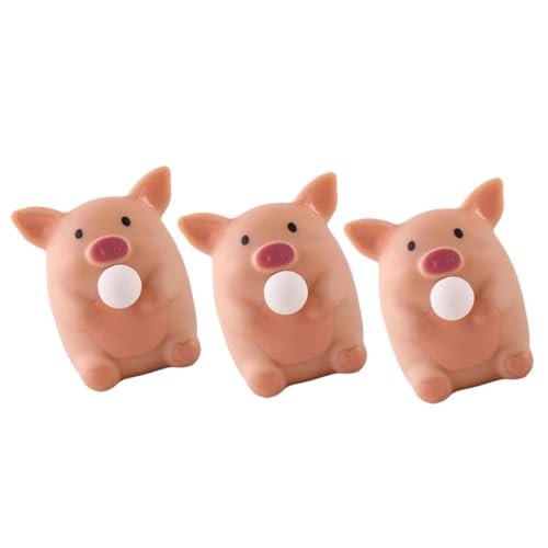 HANABASS 3 Stück Teiliges Pig Stretchy Quetschspielzeug Lustiges Cartoon Schwein Dekompressionsspielzeug Langsames Rückstellen als Partygeschenk und Stressabbau für Zuhause und Büro HANABASS 3 Stück Teiliges Pig Stretchy Quetschspielzeug Lustiges Cartoon Schwein Dekompressionsspielzeug Langsames Rückstellen als Partygeschenk und Stressabbau für Zuhause und Büro von HANABASS
