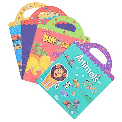 HANABASS 4 Sätze Wiederverwendbares Stickerbuch für Vorschule mit Tier Dino Fahrzeug Weltraum szenen Pädagogisch Fördert Feinmotorik Kreativität und Frühbildung für Jahre HANABASS 4 Sätze Wiederverwendbares Stickerbuch für Vorschule mit Tier Dino Fahrzeug Weltraum szenen Pädagogisch Fördert Feinmotorik Kreativität und Frühbildung für Jahre von HANABASS