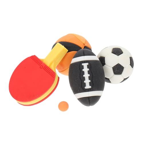 HANABASS 4 Stück Miniatur Teilig mit Basketball Fußball Rugby Tischtennis Realistische Mini Deko für Puppenhaus Robustes Modellspielzeug für Detailreiche Szenen und Zufällige Farbe HANABASS 4 Stück Miniatur Teilig mit Basketball Fußball Rugby Tischtennis Realistische Mini Deko für Puppenhaus Robustes Modellspielzeug für Detailreiche Szenen und Zufällige Farbe von HANABASS