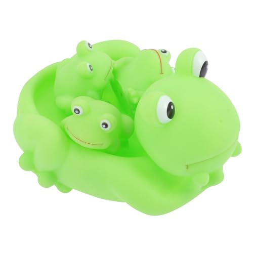 HANABASS 4 Stück Teiliges Badespielzeug Froschform Frei Weiches Vinyl mit Klangfunktion Handliche für Kleinkinder Sicher und Langlebig für Badewanne und Poolspaß HANABASS 4 Stück Teiliges Badespielzeug Froschform Frei Weiches Vinyl mit Klangfunktion Handliche für Kleinkinder Sicher und Langlebig für Badewanne und Poolspaß von HANABASS